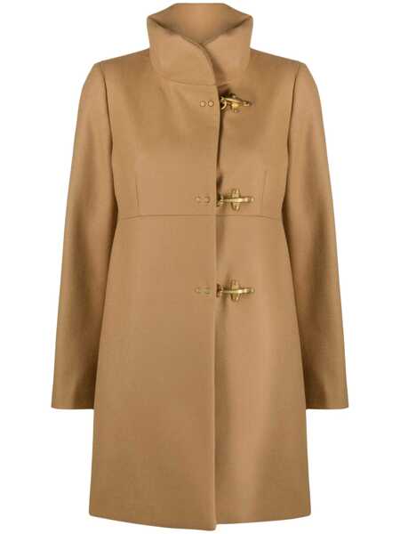Paltoane Fay Fay Single-Breasted Coat BROWN Femei (BM 13341960) 1