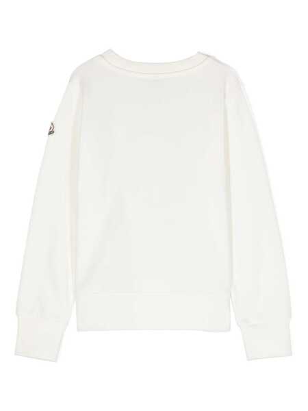 Bluze de trening Moncler White sweatshirt with logo White Baieti (BM 13347054) 2