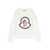 Moncler White sweatshirt with logo White