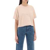 Tricouri Boxy T-Shirt With Debossed Logo Femei
