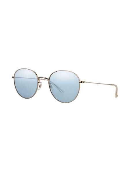 Ochelari de soare GARRETT LEIGHT Garrett Leight Sunglasses MATTE GOLD-PROSECCO/SEMI-FLAT SKY LAYERED MIRROR Femei (BM 13348590) 2