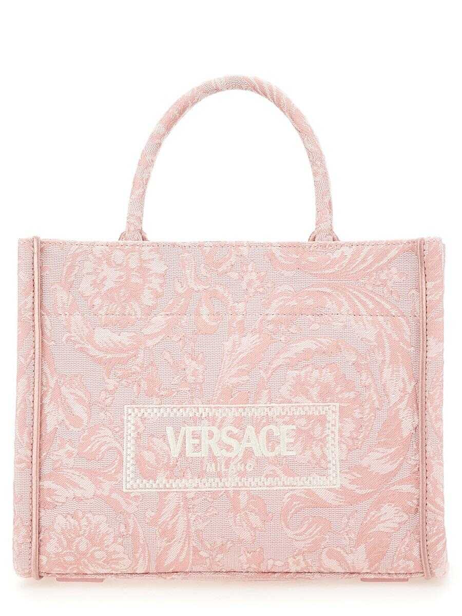 Versace VERSACE SHOPPER BAG "ATHENA" SMALL PINK