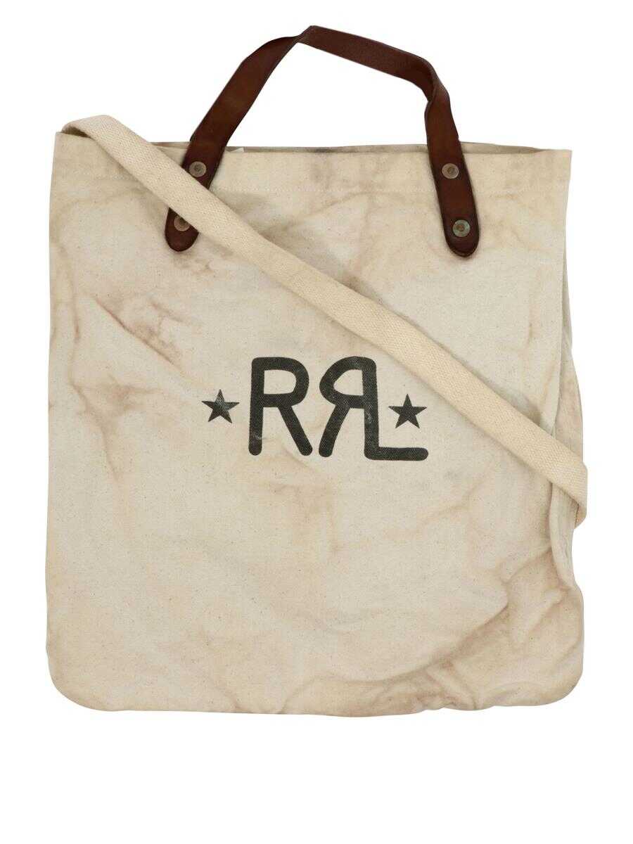 RRL BY RALPH LAUREN RRL BY RALPH LAUREN "RRL" tote bag with logo BEIGE