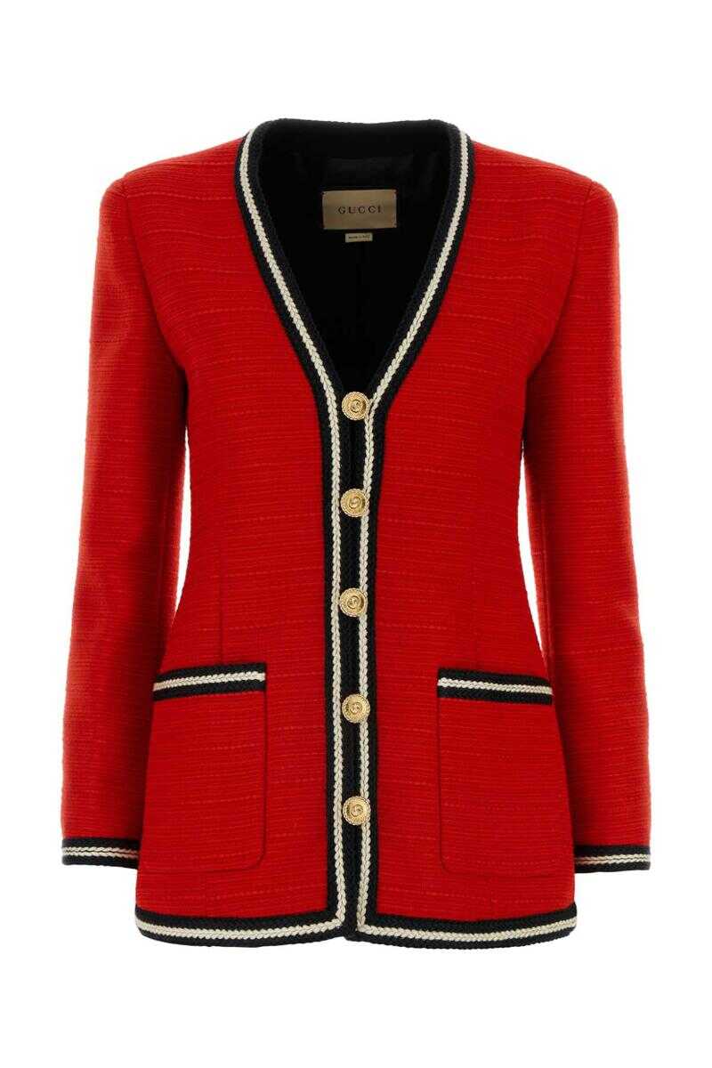Gucci GUCCI JACKETS AND VESTS RED