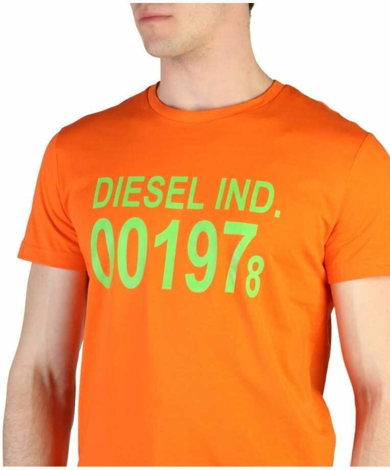 Tricouri Diesel Diego T-shirt Orange Barbati (BM 13360647) 3