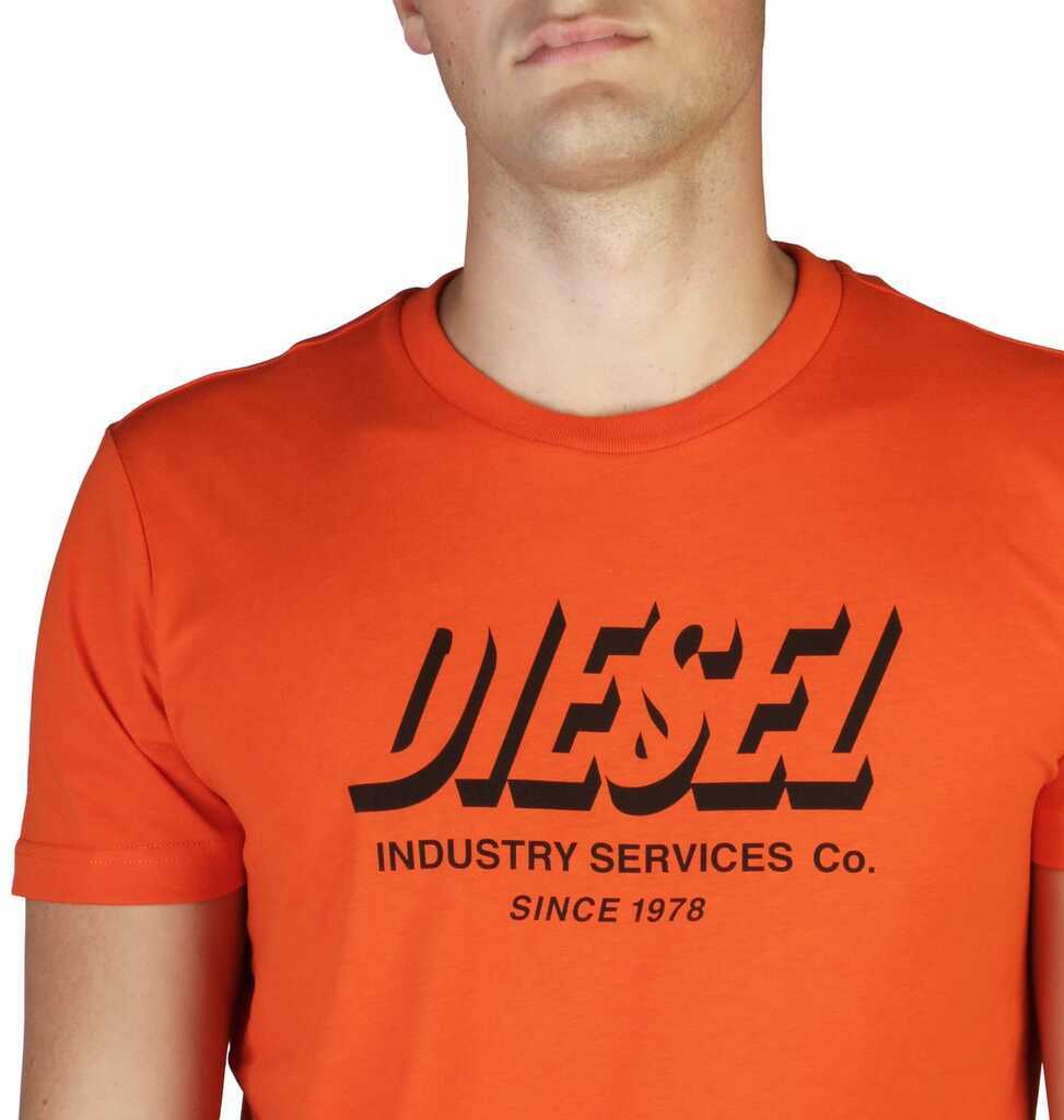Tricouri Diesel Diego T-shirt Orange Barbati (BM 13360653) 3