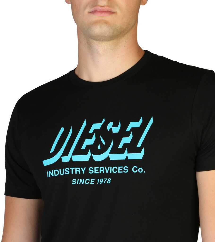 Tricouri Diesel Diego T-shirt Black Barbati (BM 13360659) 3
