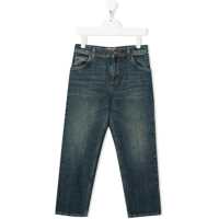 Blugi drepti Jeans With Golden Clamps On The Back Baieti