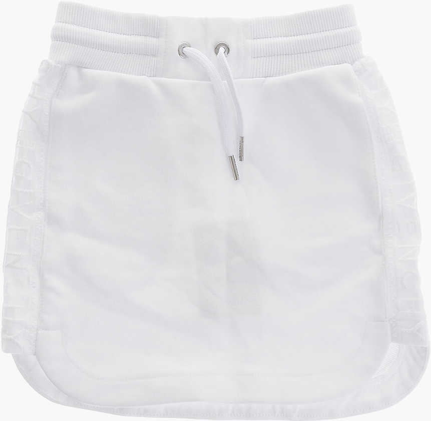 Givenchy Sweat Skirt With Tulle Logo White