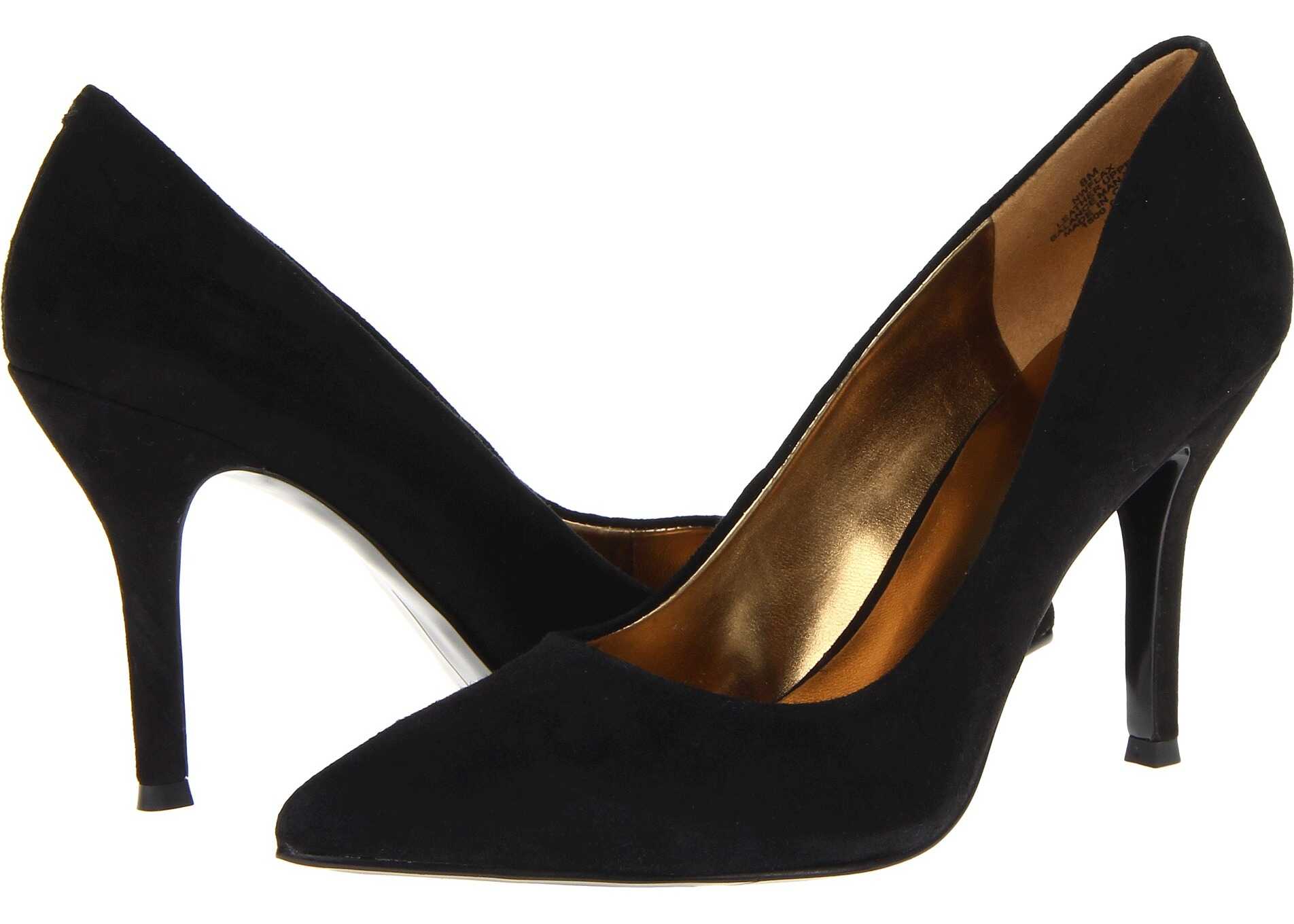 Nine West Flax Pump Black Suede Suede