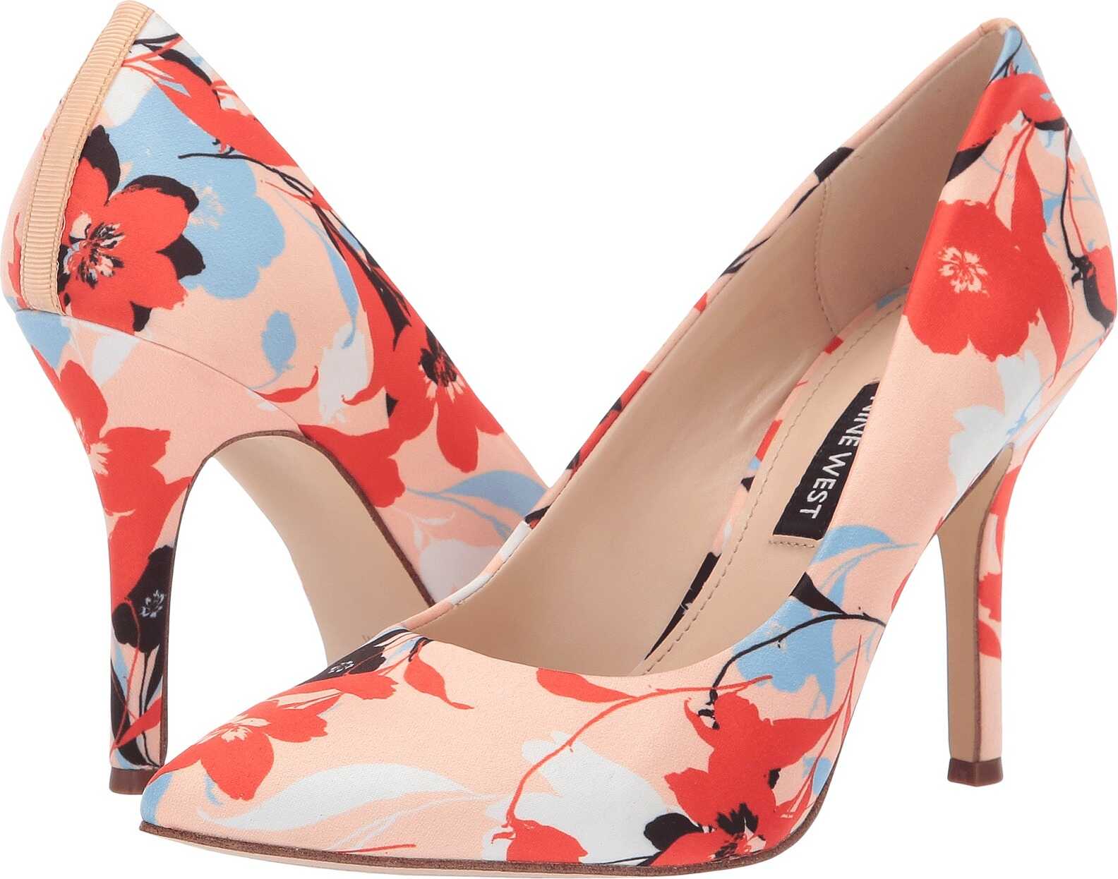 Nine West Flax Pump Peach Multi
