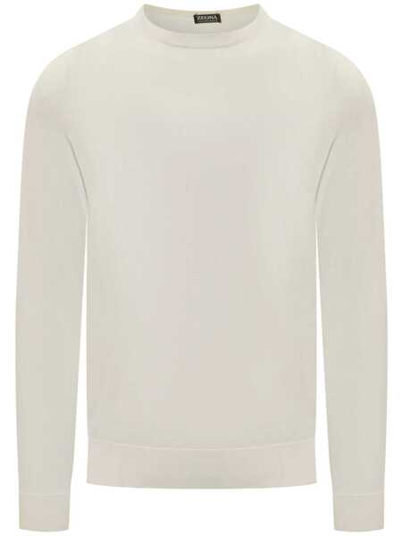 Pulovere ZEGNA Zegna Magllia WHITE Barbati (BM 13373001) 1