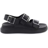 Sandale Leather Sandals With Maxi Buckles Barbati