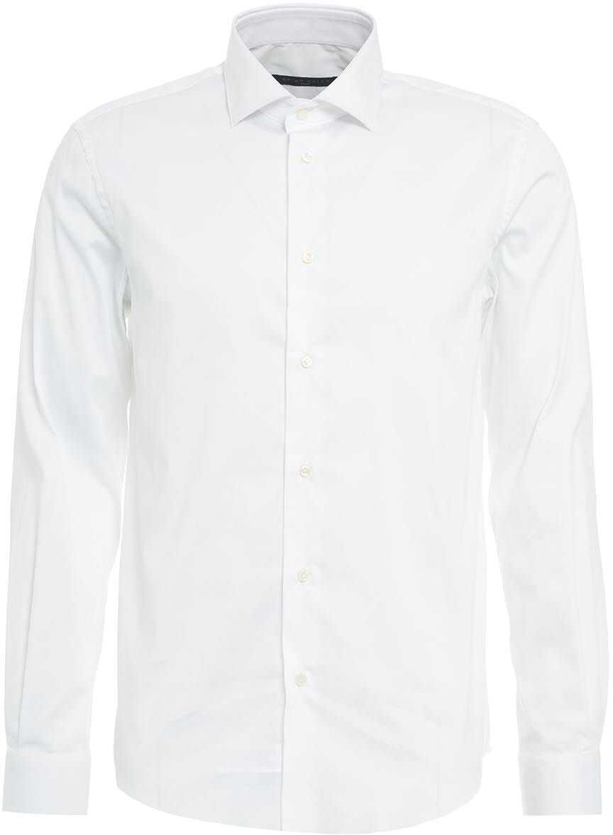 Brian Dales Cotton blend shirt White