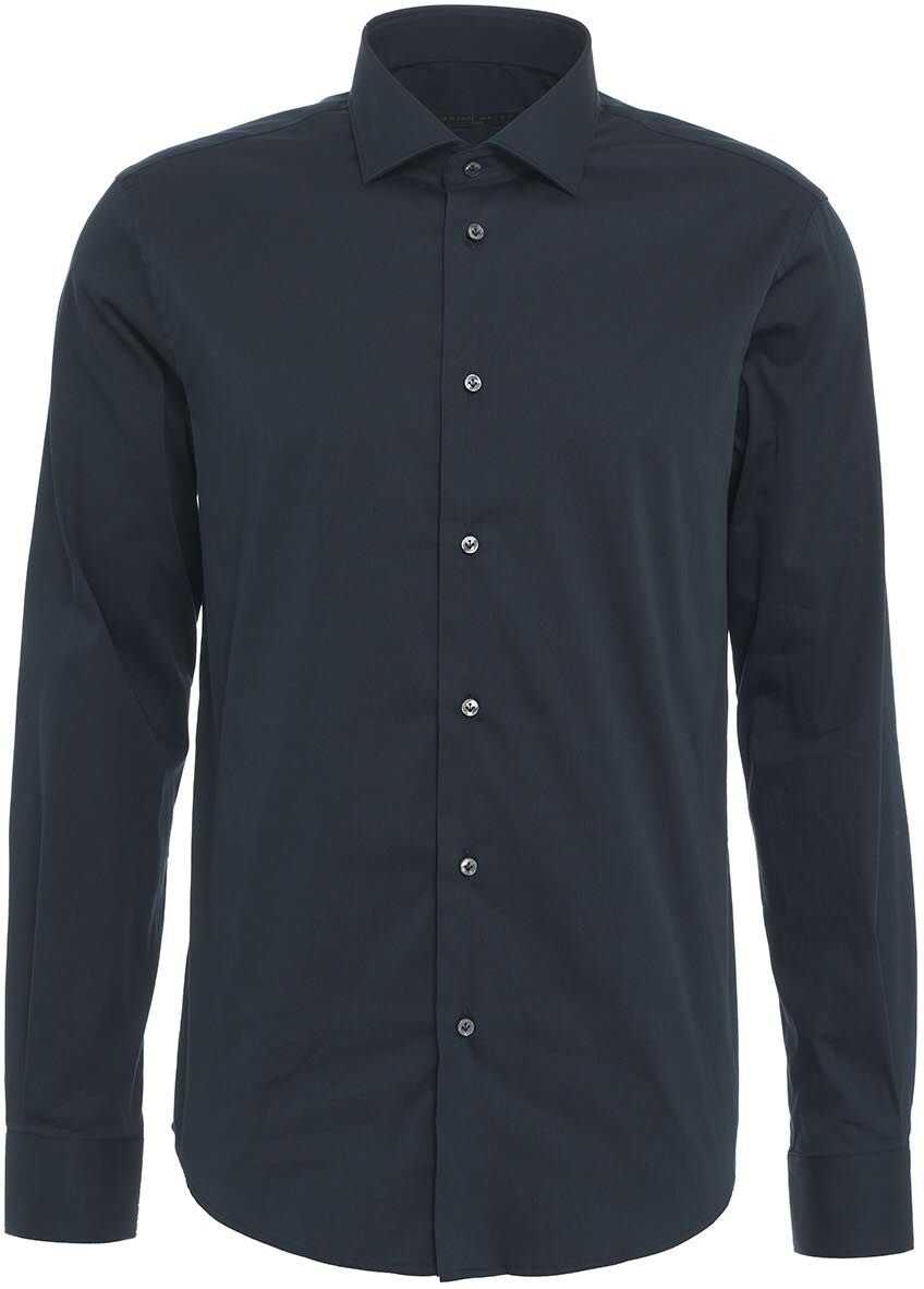 Brian Dales Cotton blend shirt Black