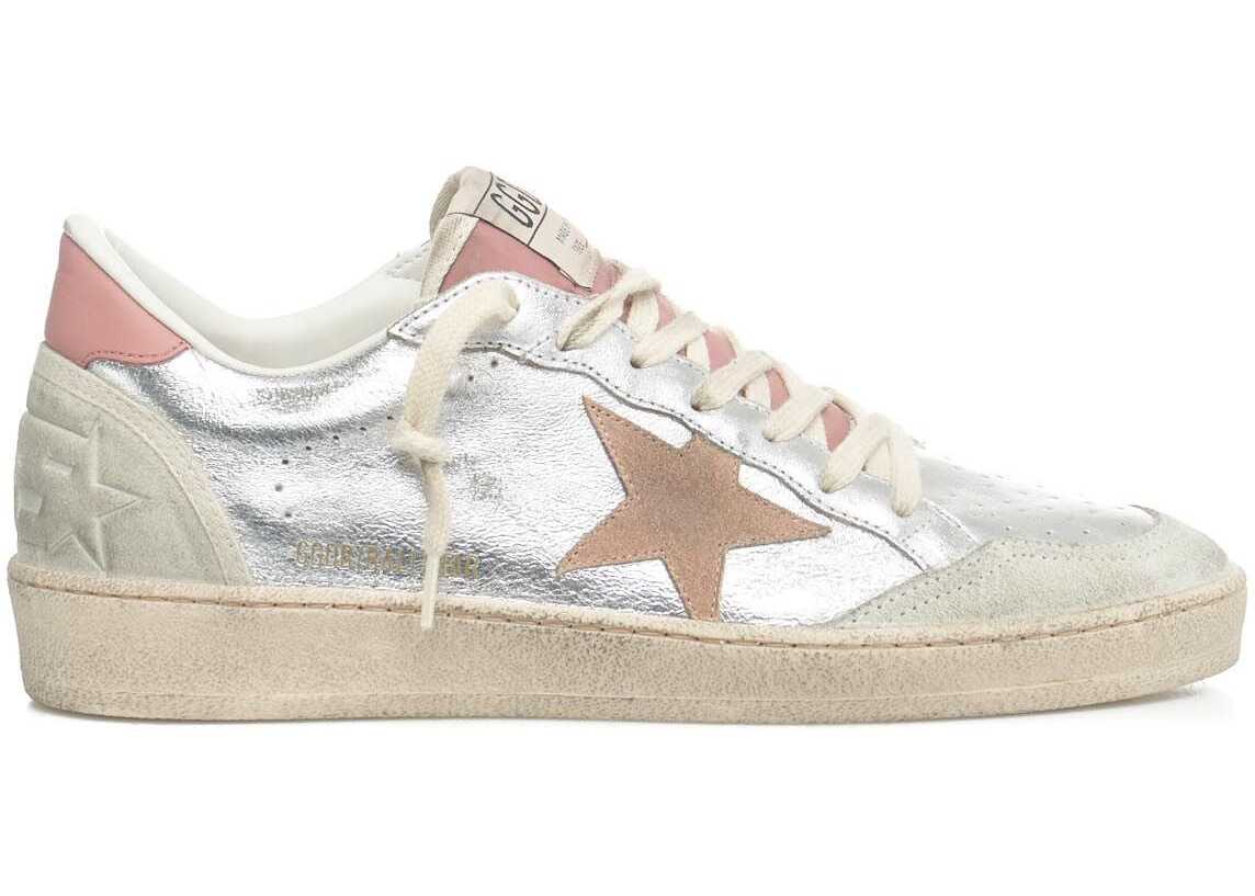 Golden Goose Sneakers "Ball Star" Silver