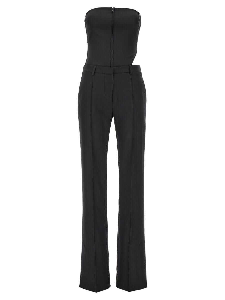 DAVID KOMA DAVID KOMA Cut out tracksuit BLACK