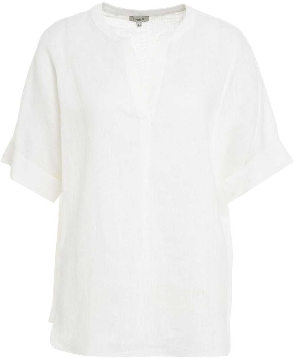 Himon\'s Linen blouse White