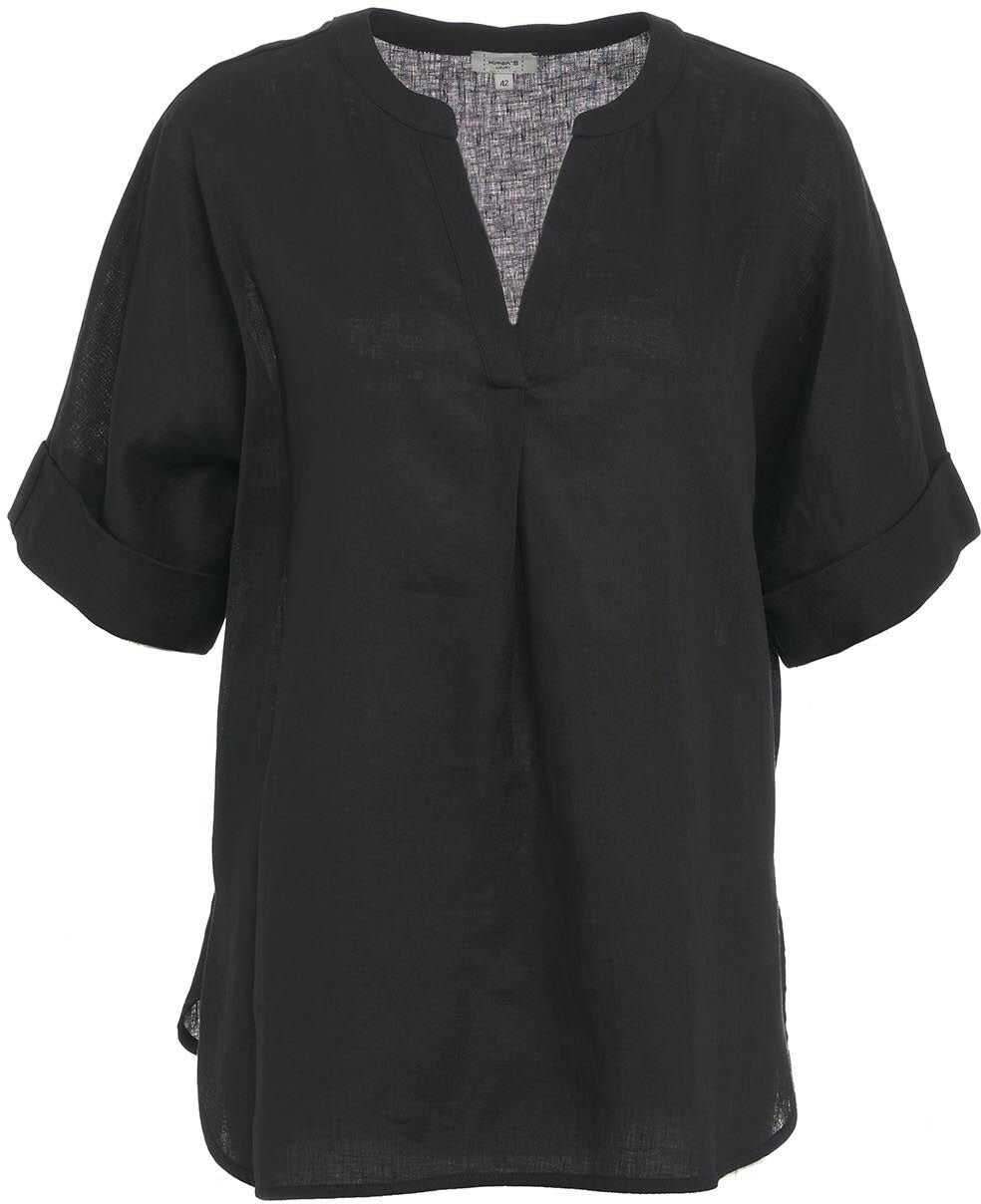 Himon\'s Linen blouse Black