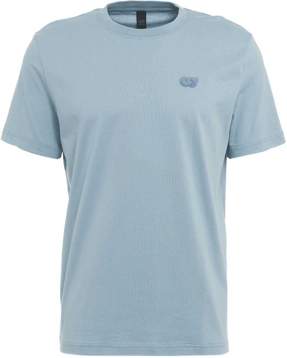 ALPHA TAURI T-shirt with logo Blue