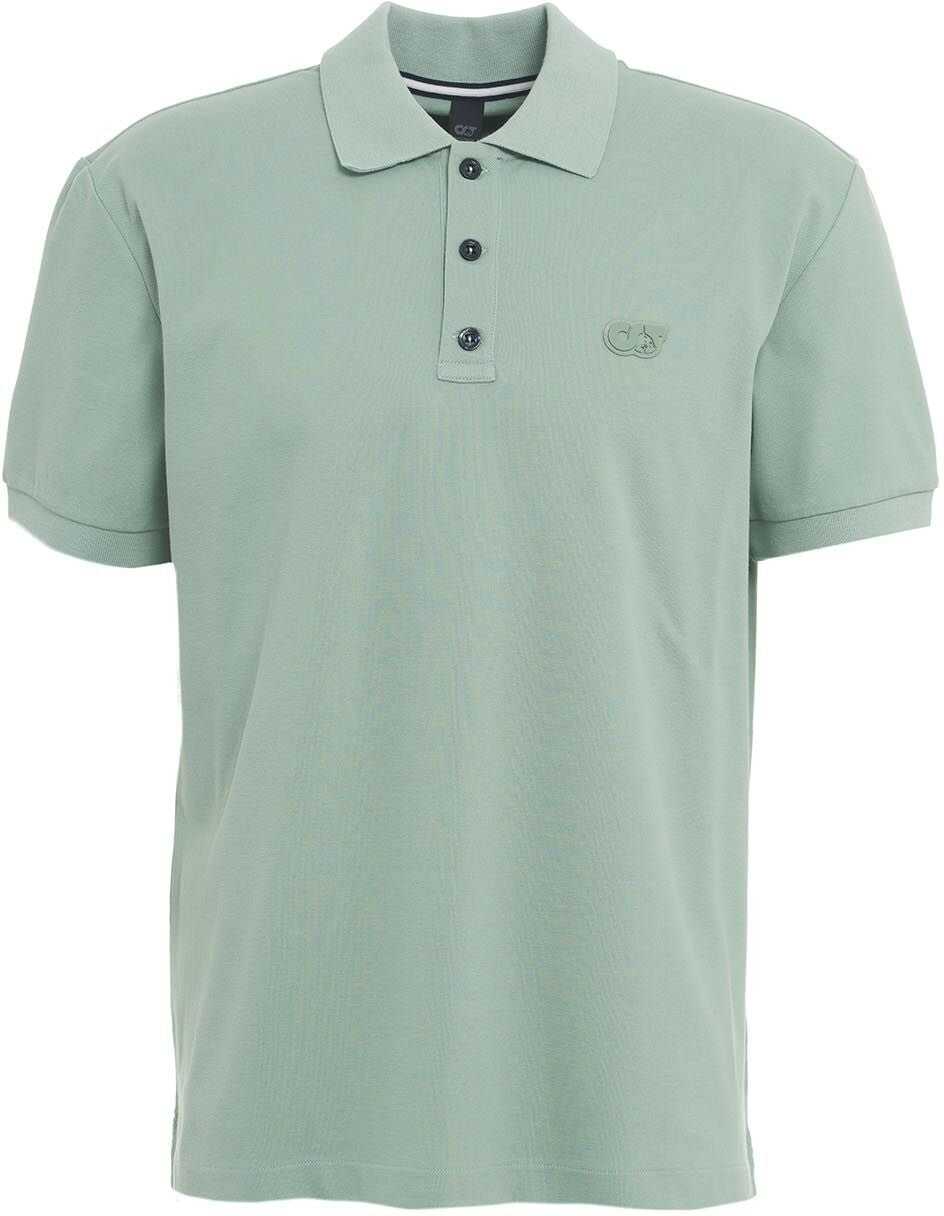 ALPHA TAURI Polo shirt with logo Green
