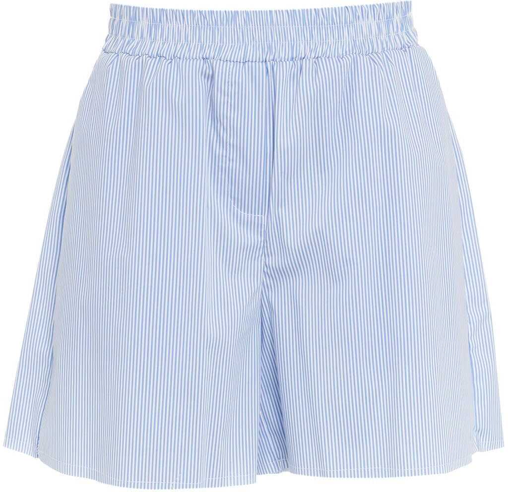 Kaos Shorts with contrasting stripes Blue