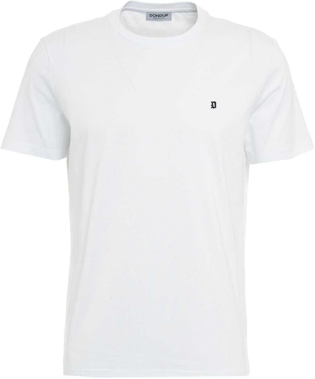 Dondup T-shirt with logo patch White