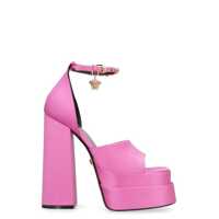 Sandale cu platforma Versace Medusa Aevitas Satin Sandals Femei