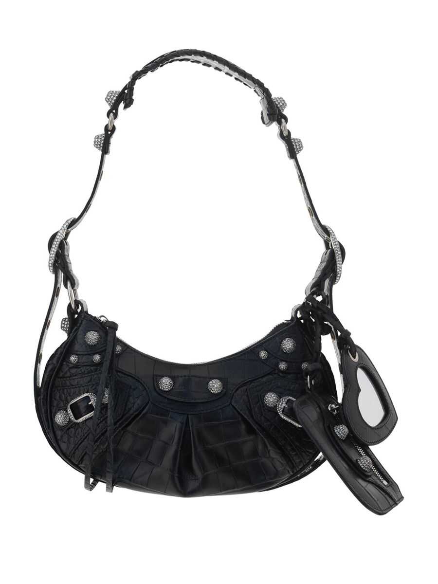 Balenciaga BALENCIAGA Le Cagole XS leather shoulder bag BLACK