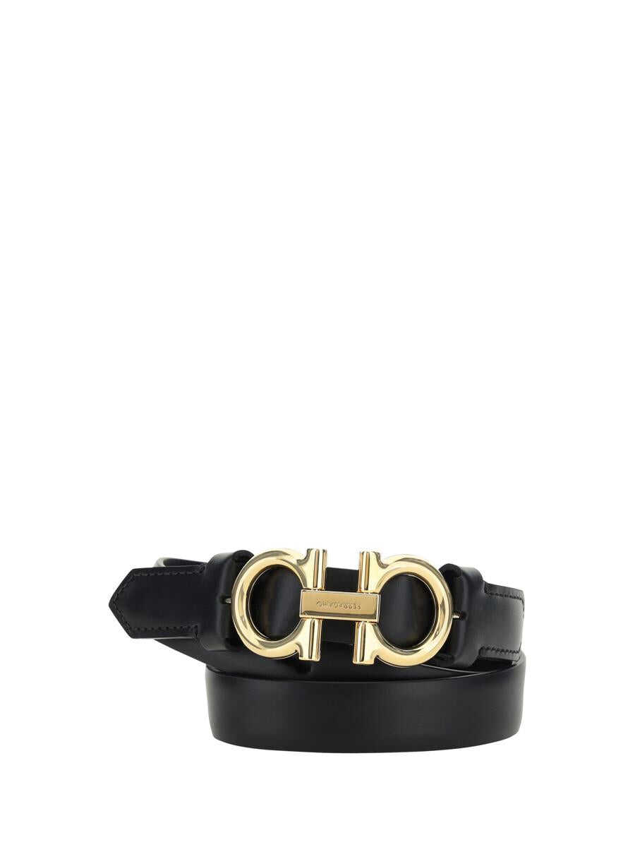 Ferragamo FERRAGAMO BELTS E BRACES NERO