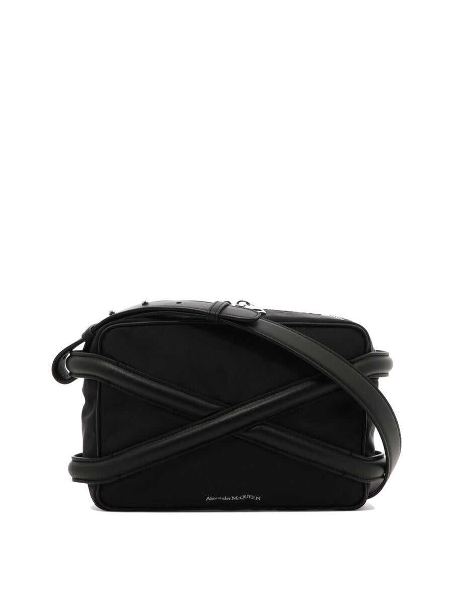 Alexander McQueen ALEXANDER MCQUEEN "Harness Camera" crossbody bag BLACK