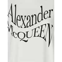 Tricouri Alexander McQueen Dama - Tricouri Alexander McQueen Alexander McQueen Logo Print T-Shirt Multicolor Femei (BM 13401560) - B-mall.ro