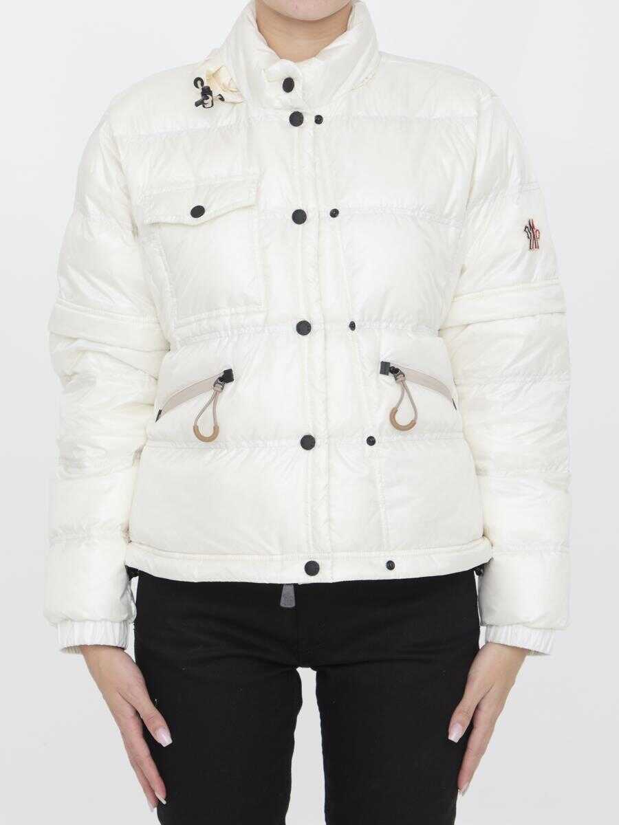 Moncler Grenoble Mauduit short down jacket WHITE