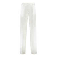 Pantaloni scurti P.A.R.O.S.H. Viscose And Silk Trousers Femei