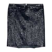 Fuste Tom Ford Crocodile Embossed Leather Skirt Femei
