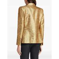 Sacouri Tom Ford Dama - Sacouri Tom Ford Tom Ford Blazer Walls In Croco Jacquard GOLD Femei (BM 13406534) - B-mall.ro