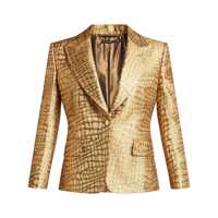 Sacouri Tom Ford Blazer Walls In Croco Jacquard Femei