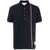 Thom Browne Thom Browne Polo Shirt With Rwb Logo BLUE