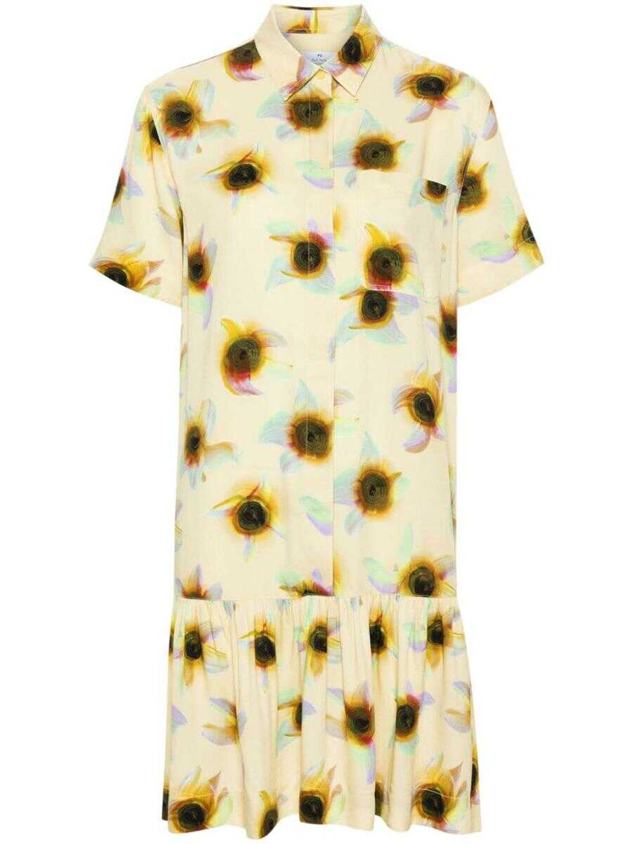 Paul Smith PAUL SMITH Printed shirt dress YELLOW