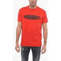 Tricouri Crew Neck Surf Board T-Shirt With Embossed Logo Barbati