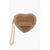 Portofele Love Heart-Shaped Coin Purse Embellished With Rhinestones Femei