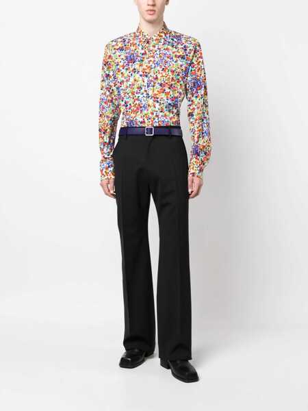 Camasi casual DSQUARED2 Floral Patterned Bob Cotton Shirt Multicolor Barbati (BM 13412117) 2