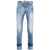 DSQUARED2 5 Pocket Distressed Roadie Fit Denims 19Cm Light Blue