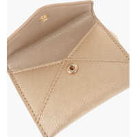 Brelocuri Dama - Brelocuri Moschino Love Saffiano Faux Leather Envelope Keyring Gold Femei (BM 13412174) - B-mall.ro