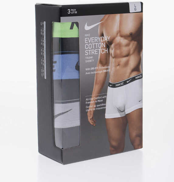 Lenjerie intima Nike Set Of 3 Stretch Cotton Boxer With Logoed Elastic Band Black Barbati (BM 13412186) 2