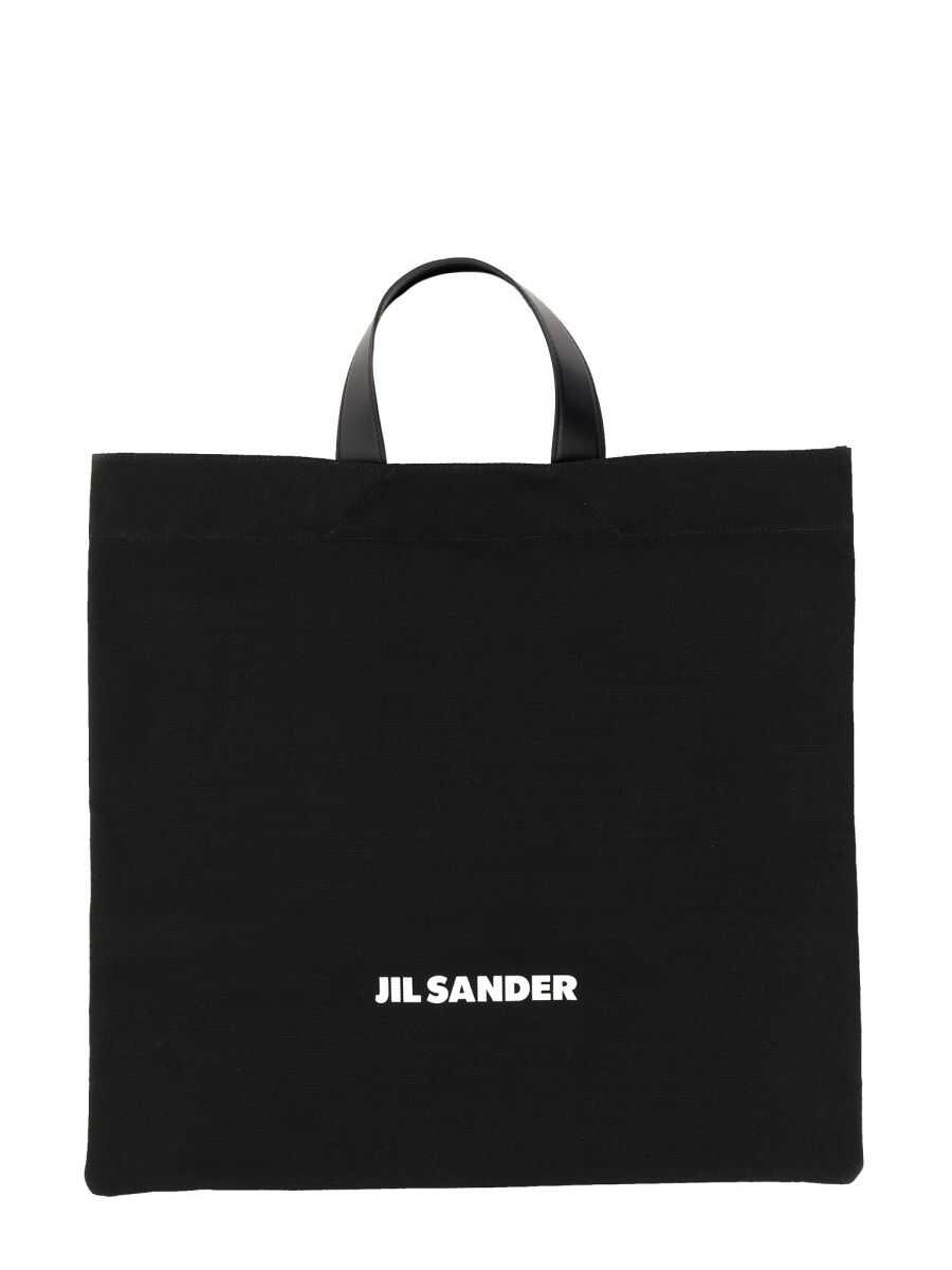 Jil Sander JIL SANDER MEDIUM TOTE BAG BLACK