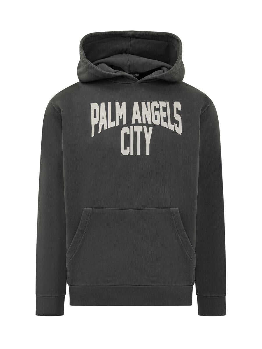 Palm Angels PALM ANGELS PA CITY WASH HOODIE BLACK