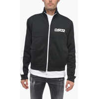 Bluze de trening Mock Neck Front Zipped Sweatshirt With Contrasting Bands Barbati