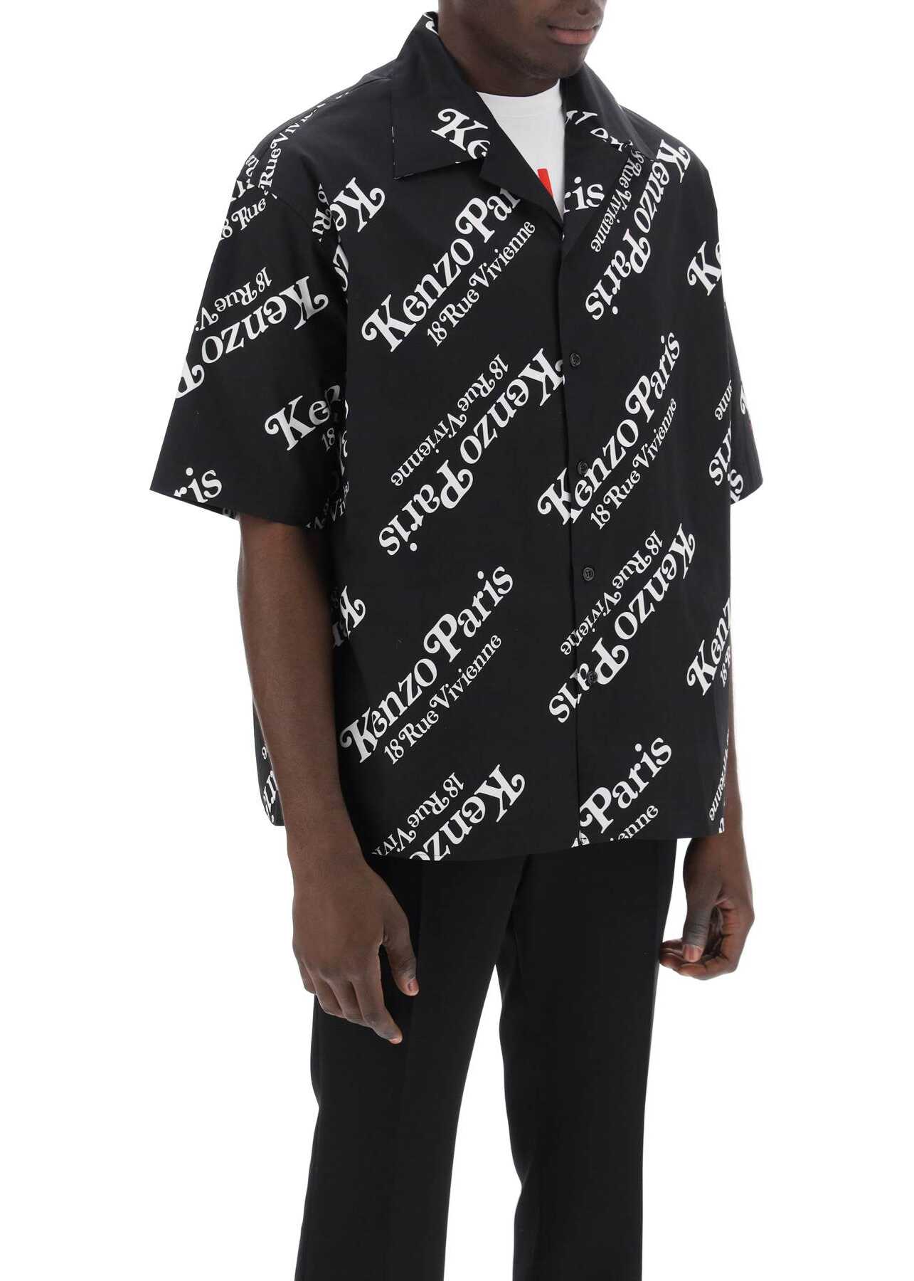 Kenzo \' By Verdy\' Bowling Shirt BLACK