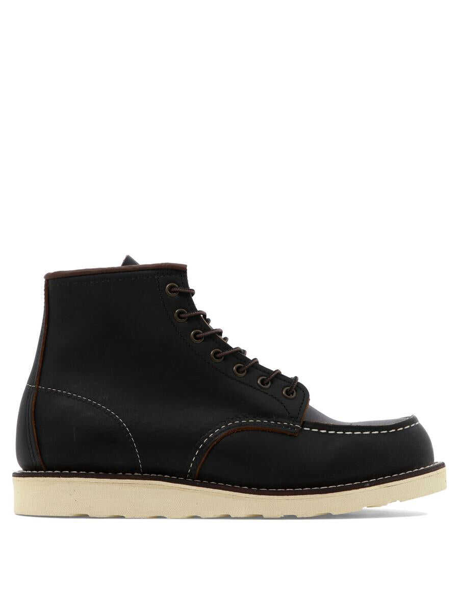 RED WING SHOES RED WING SHOES "Classic Moc" lace-up boots BLACK